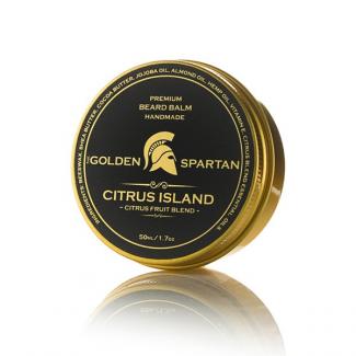 Baume pour barbe Citrus Island de 50 ml - Le Spartiate Doré