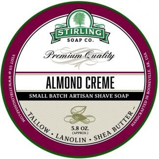 Almond Creme Scheerzeep 170 ml - Stirling