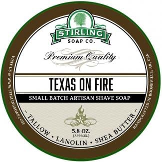 Texas On Fire Savon à Raser 170 ml - Stirling