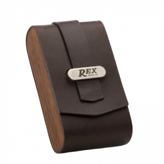 Razor Travel Case Walnut & Leather - Rex Supply Co.