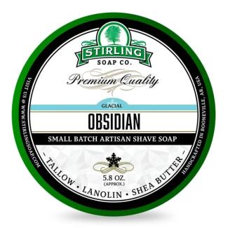 Savon à raser Obsidian Glacial 170 ml - Stirling